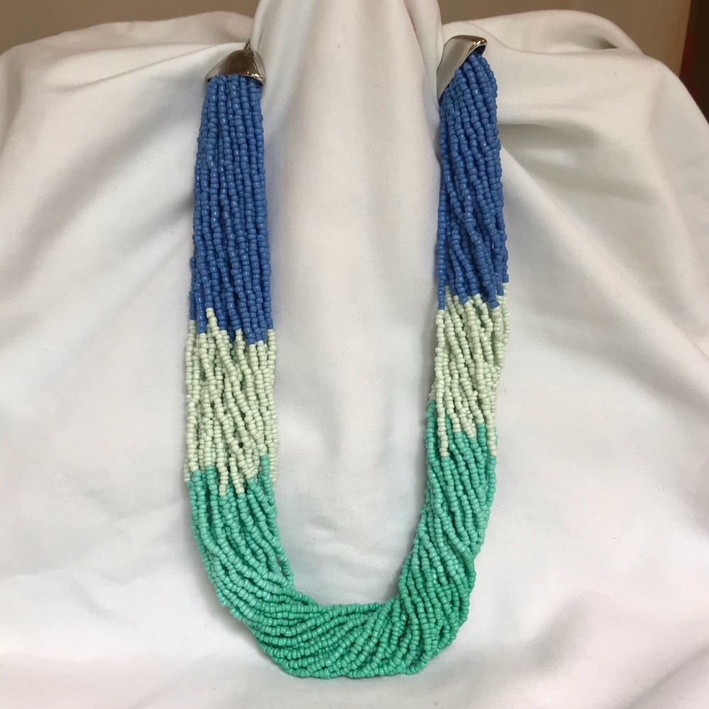 Talbots Multi-Strand Seed Bead Necklace
